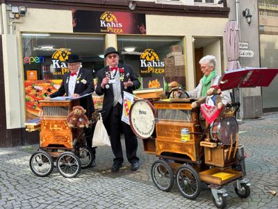 Drehorgeln im Einsatz Drehorgeln im Einsatz